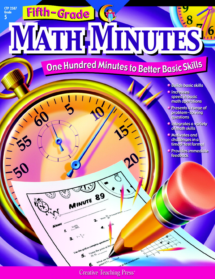 087612 Math Minutes Book, Grade 5