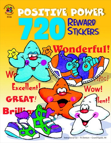 1005007 720 Reward Stickers Positive Power Sticker Book.