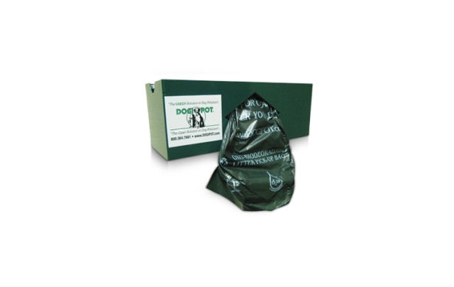 1004-1 Aluminum Litter Pick-up Bag Dispenser, Forest Green