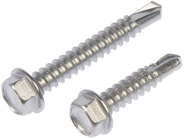 Dorman 784175 Stainless Steel Self Tapping Screw, Hex Washer Head