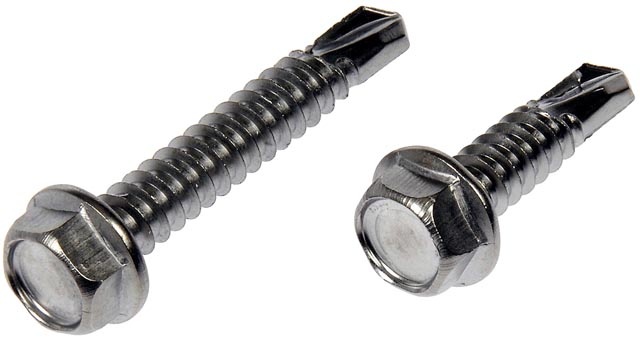 Dorman 784190 Stainless Steel Self Tapping Screw, Hex Washer Head