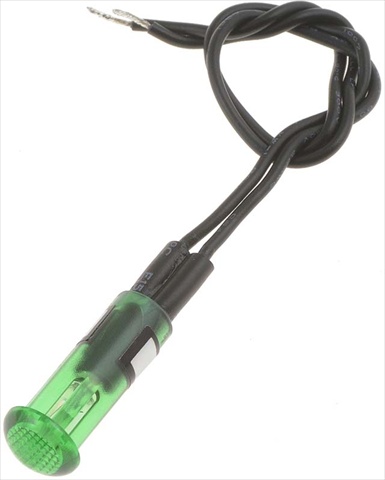 Dorman 84913 Green Round Mini Bezel Free Light Indicator
