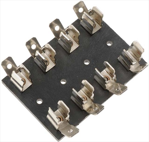 Dorman 85666 Fuse Block For 4 Glass Fuses - Black