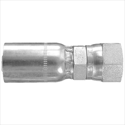 Dayco 108075 Hydraulic Permanent Crimp Couplings Female Swivel 37 Degree Flare Jic Dayco 108075 Hydraulic Permanent Crimp Couplings Female Swivel 37 Degree Flare Jic