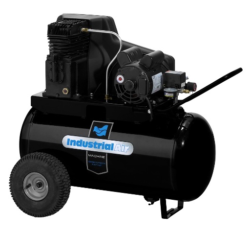 Ipa1882054 20-gallon Belt Driven Air Compressor With Twin Cylinder