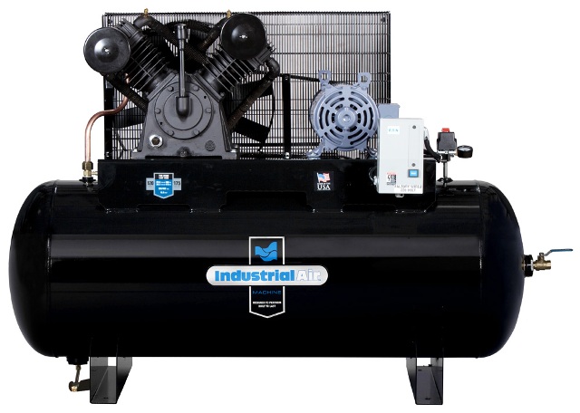 Ih9929910 10-hp 120-gallon Two-stage Air Compressor