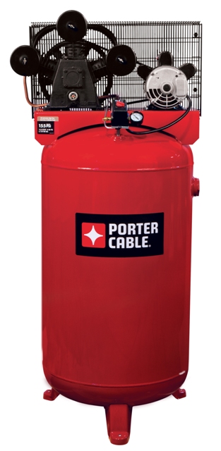 Porter Cable Pxcmla4708065 80-gallon Single Stage Stationary Air Compressor, Red
