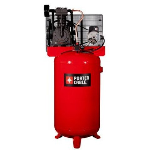 Porter Cable Pxcmv5048055 5 Hp 80 Gallon Tops Two Stage Oil-lube Industrial Air Compressor