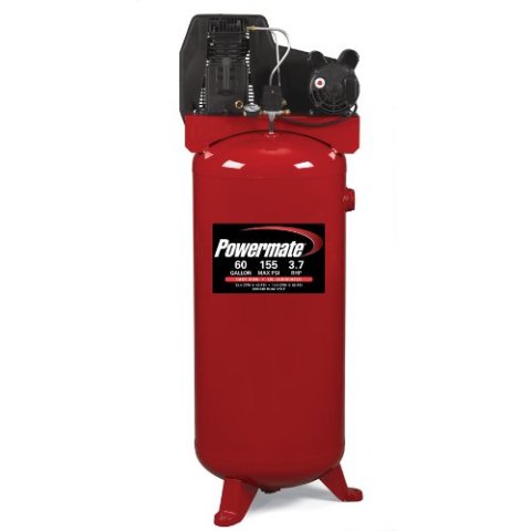 Pla3706056 60-gallon Single Stage Vertical Cast Iron Air Compressor