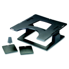 Ergonomic Notebook Computer Riser Stand, Black