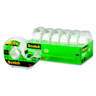 Scotch 810 Magic Photo-Safe Writable Self-Adhesive Invisible Tape - Matte Clear, Pack of 6