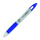 Z-Grip Max Non-Refillable Retractable Ballpoint Pen, 1 mm. Medium Tip, Blue Ink, Clear Barrel