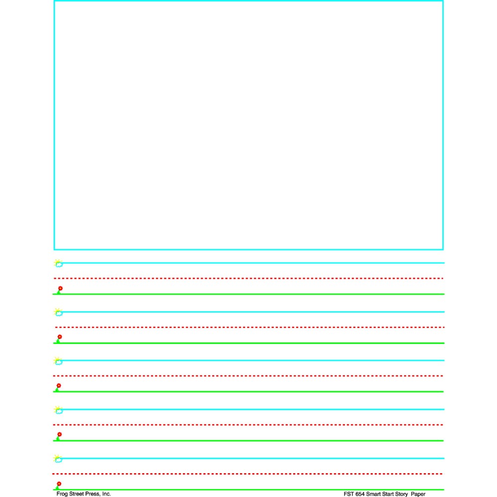 1272249 Teacher Created Resources Signature Line Smart Start Story Paper, Pack Of 360