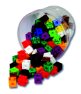 1285318 Link Blocks, Set Of 100, Assorted Colors