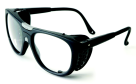 1296075 Safety Glasses Black Frame With Clear Lens