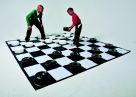 1321014 Game Mat Giant Chess & Checkers