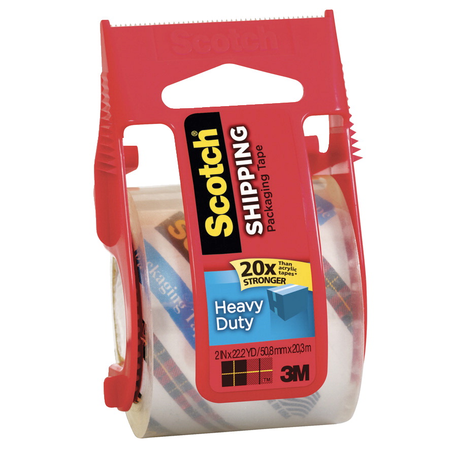 Scotch Tape 3850 Heavy-duty Packaging 2 In. X 800 In. With Dispensers