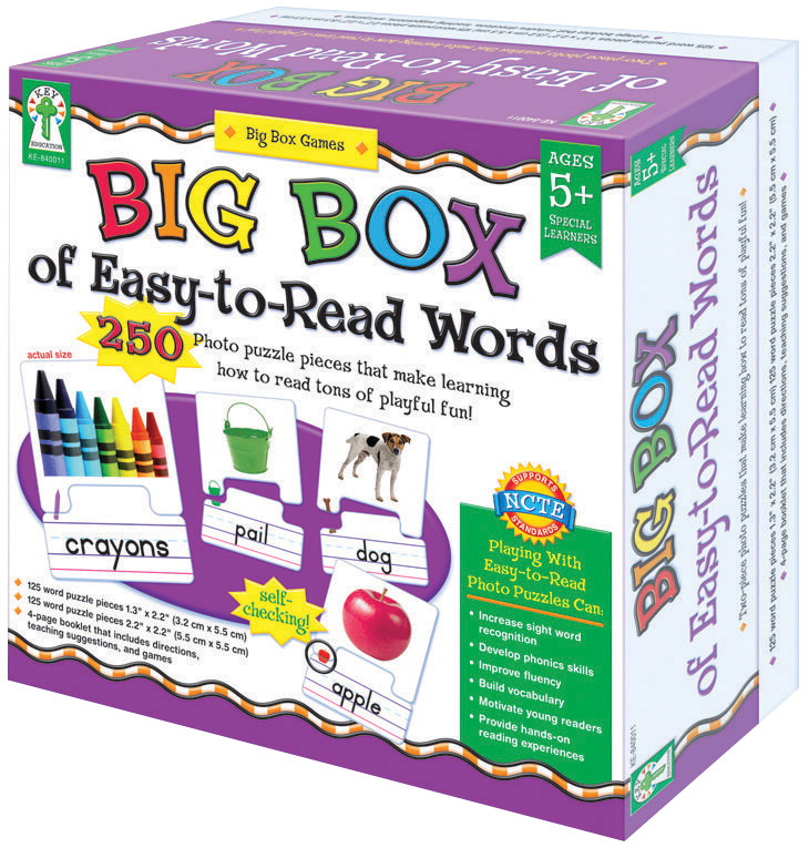 1329258 Big Box Of Easy-to-read Words Game