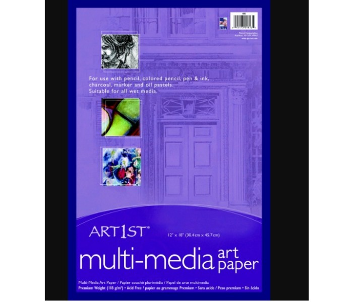 Sulphite Acid-free Multi-media Art Paper - 12 X 18 In., Pack 500