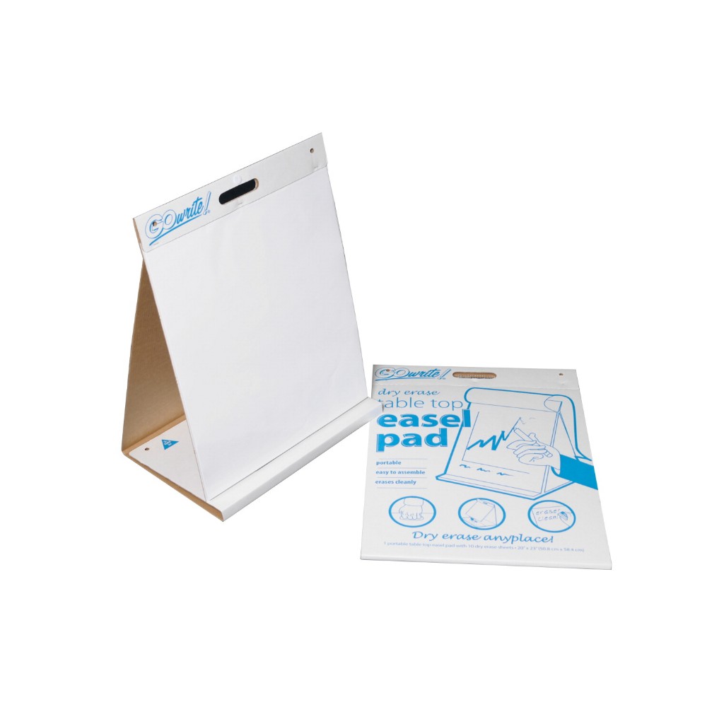 Go Write Dry Erase Tabletop Non-adhesive Easel Pad - 20 X 23 In., White