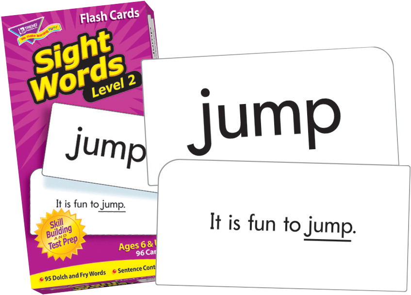 Trend Enterprises Sight Words Level 2 Flash Cards - Set Of 96 Trend Enterprises Sight Words Level 2 Flash Cards - Set Of 96