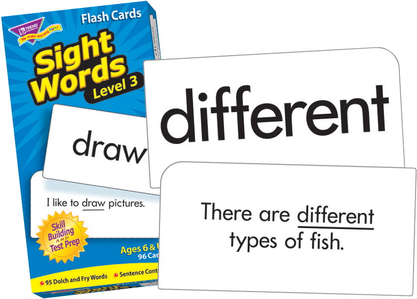 Trend Enterprises Sight Words Level 3 Flash Cards - Set Of 96 Trend Enterprises Sight Words Level 3 Flash Cards - Set Of 96