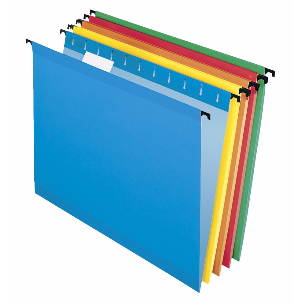 Pendaflex Surehook Polylaminate .2 Cut Hanging File Folder Assorted Color Pack Of 20 Pendaflex Surehook Polylaminate .2 Cut Hanging File Folder Assorted Color Pack Of 20