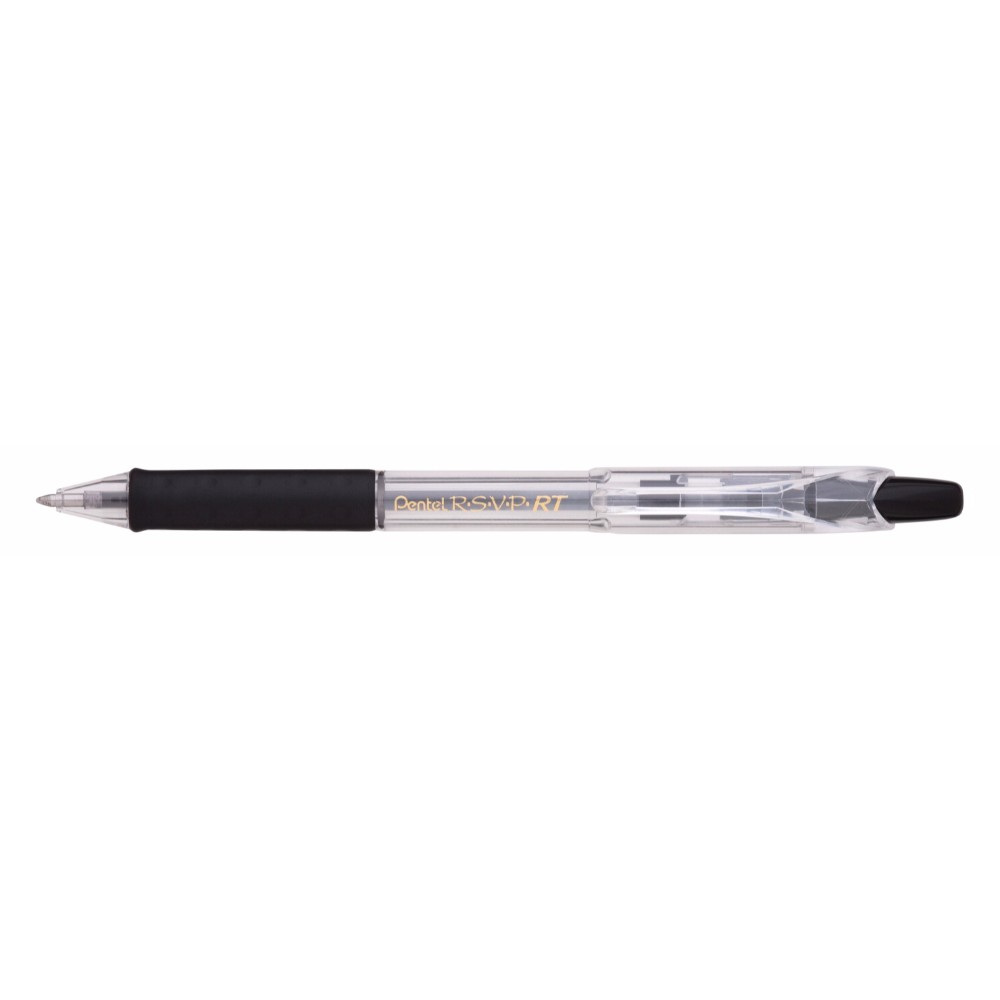 Pentel Refillable Retractable Ballpoint Pen Black Ink Pack Of 12 Pentel Refillable Retractable Ballpoint Pen Black Ink Pack Of 12