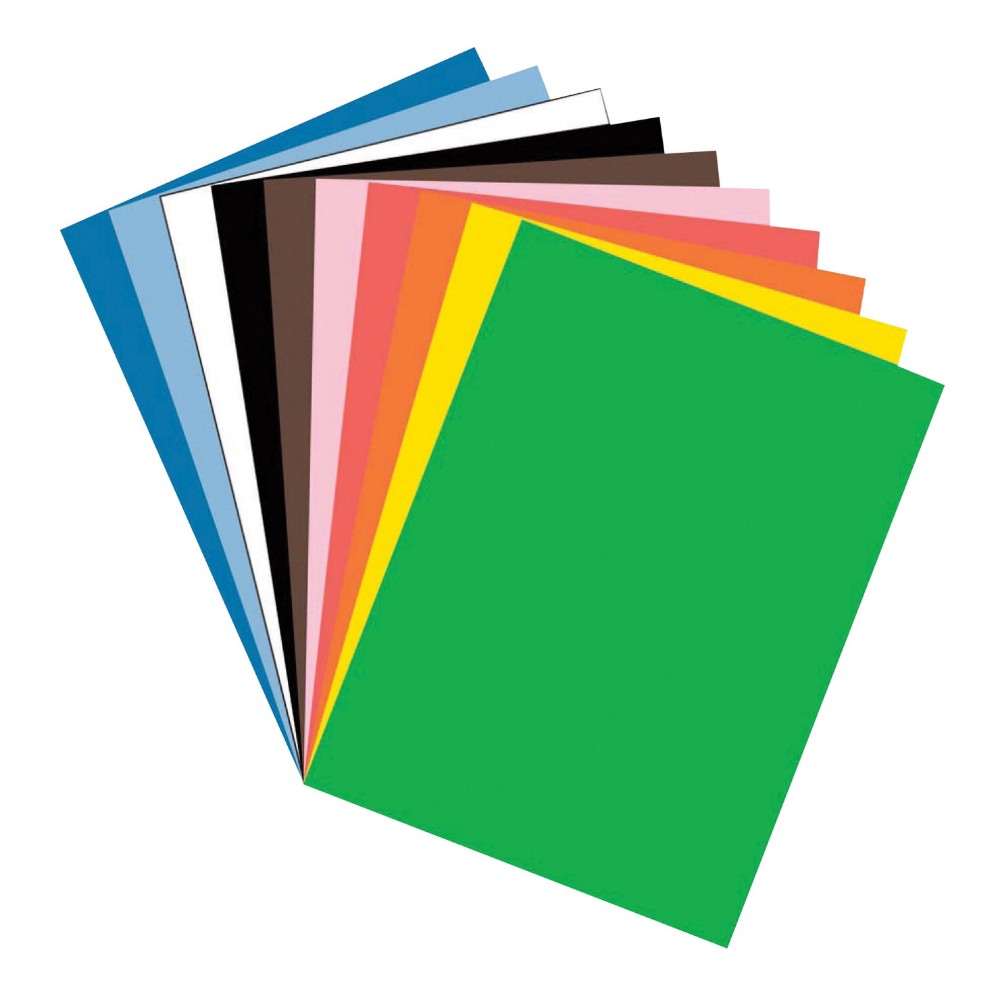 24 X 36 In. Sulphite Acid-free Non-toxic Construction Paper, Assorted Color, Pack Of 50