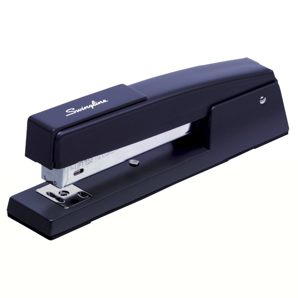 Swingline 747 Classic Full Strip Desk Stapler Standard - Chisel Point Staples Royal Blue Swingline 747 Classic Full Strip Desk Stapler Standard - Chisel Point Staples Royal Blue