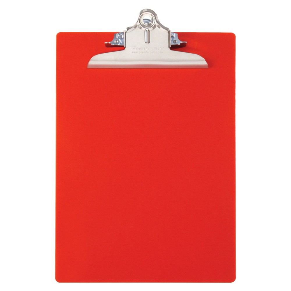 Saunders Clipboard Recycled Plastic Red Saunders Clipboard Recycled Plastic Red