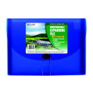 C-line 13 Pockets Polypropylene Ecological Expanding File- Blue