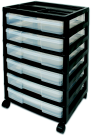 Iris 6-Case Acid-Free Project Case Scrapbook Chest Drawer 6-Compartment Iris 6-Case Acid-Free Project Case Scrapbook Chest Drawer 6-Compartment