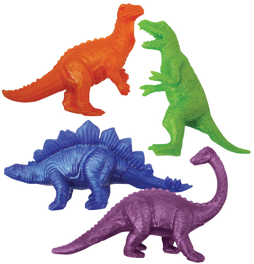 Dinosaurs Stretch Fidget Set - Assorted Color, Set - 4