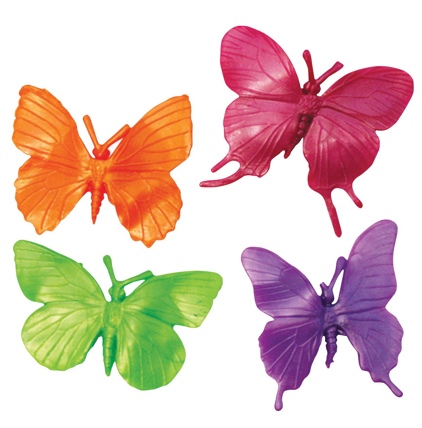 Butterfly Stretch Fidgets - Assorted Colors, Set - 4