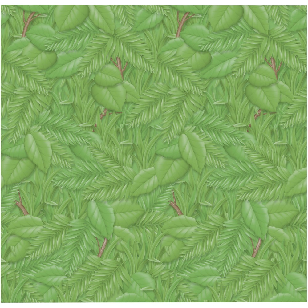 Paper Roll Tropical Foliage Roll, 48 In. X 50 Ft.