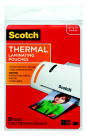 Scotch Pouches Thermal For Items Up To 5 X 7 In., Pack Of 20