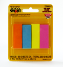 Self-adhesive Sticky Note, Assorted Bright Colors, Pack Of 4