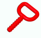 Speech Pathology Knobby Super Chew Tube, Red, Pack Of 3