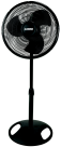 Fan - 16 In. Oscillating Stand 3 Speed Black