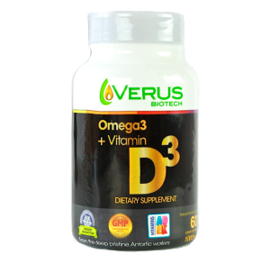 140902 Vitamin D3 Plus Omega 3, 60 Softgels