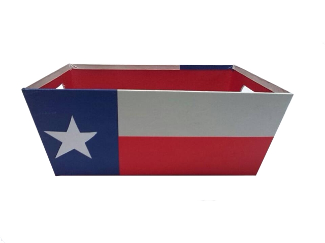 Bo Imports 14515 10 In. Patriotic Red White & Blue Paperboard Tray, Pack Of 8