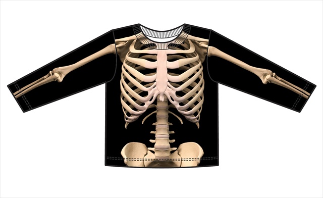 F126499 Shirts Toddler Skeleton Tee - 2t