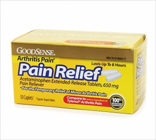 Good Sense Arthritis Pain Relief 650 Mg Caplets- 50 Count