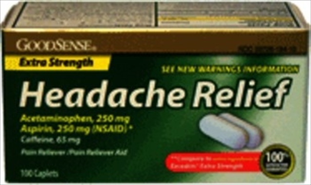 Good Sense Headache Relief Extra Strength - 100 Caplets