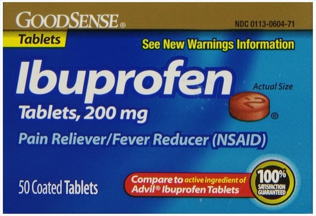 Ibuprofen Pain Reliever-fever Reducer Tablets, 200 Mg, 50 Count