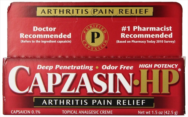 Arthritis Relief Topical Analgesic Cream, 0.1-percent Capsaicin, 1.5 Oz. Tubes