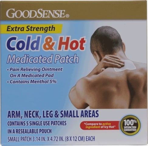 Cold And Hot Patch, Small 5 Count
