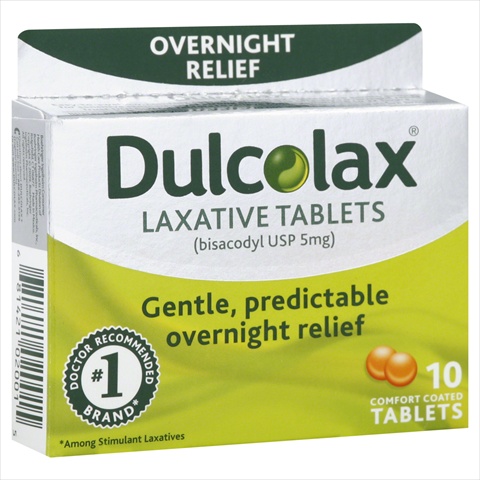Laxative Tablets, 5 Mg, Comfort Coated Tablets, 10 Count