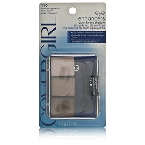 Eye Enhancers 3 Kit Shadow, Shimmering Sands 110 Cd, 0.14 Oz. Pack Of 3